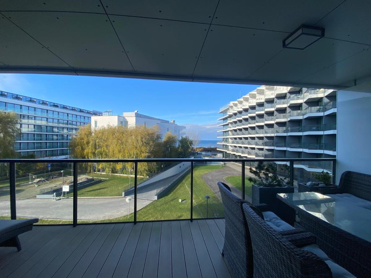 Seaside Park Apartament Z Widokiem Na Morze Kolobrzeg Bagian luar foto